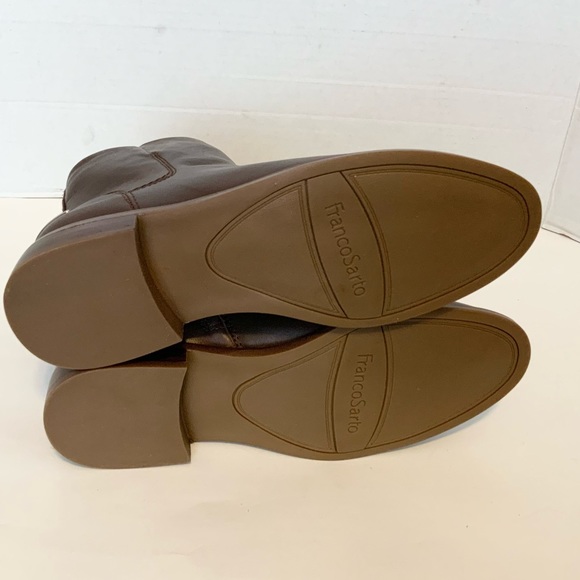 Franco Sarto Women's Happily Ankle Boot Brown Leather 8 Wide NWOT - Picture 5 of 7